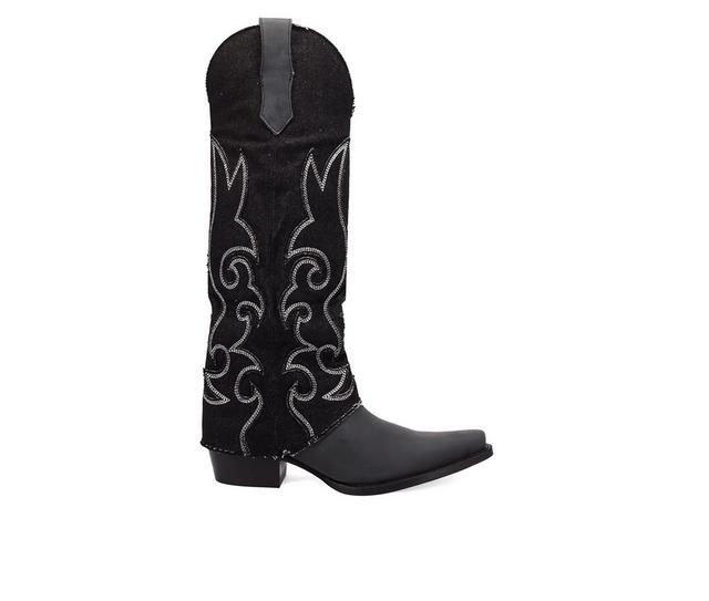 Women's Dingo Boot Blue Jean Baby Western Boots in Black color