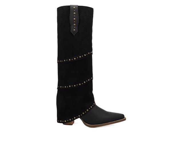 Women's Dingo Boot Texani Western Boots in Black color