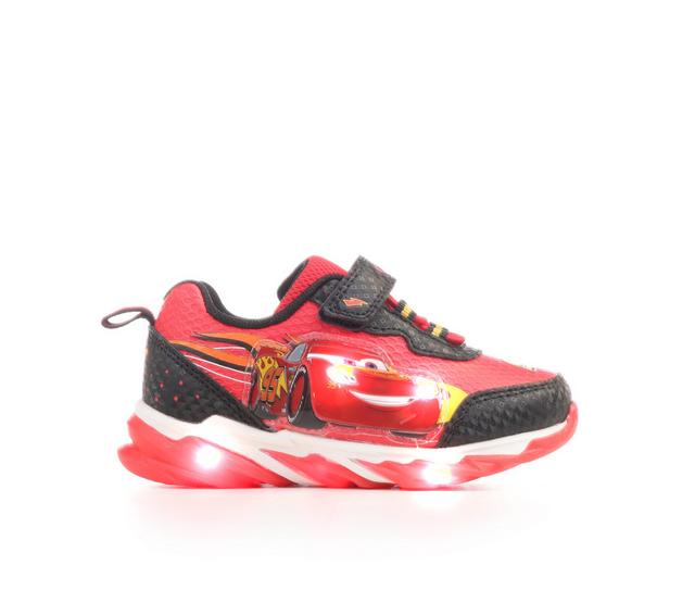 Boys' Disney Toddler & Little Kid Cars Lighted Sneakers in Red color