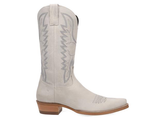 Men's Dingo Boot Workhorse Cowboy Boots in Off White color