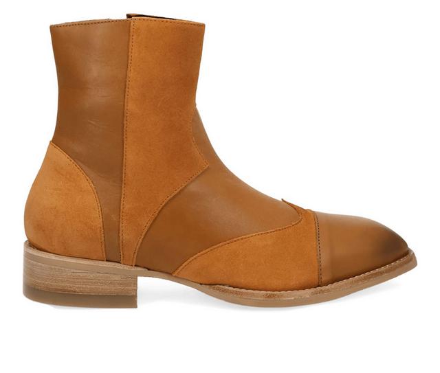 Men's Dingo Boot Barnsley Cowboy Boots in Tan color