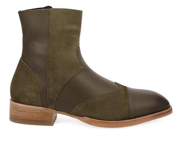 Men's Dingo Boot Barnsley Cowboy Boots in Olive color