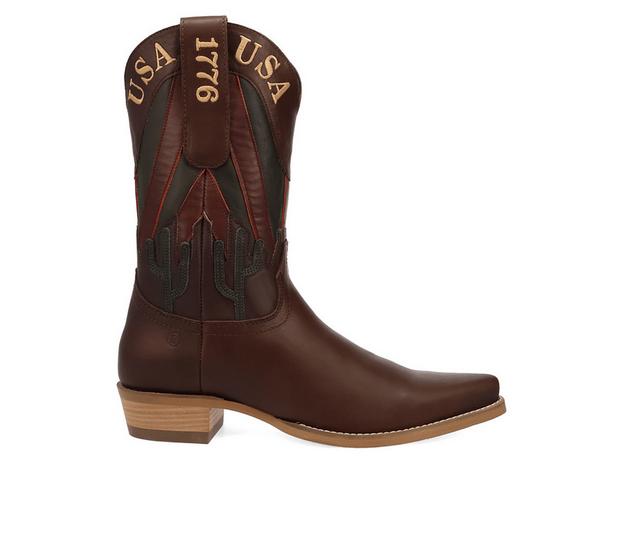 Men's Dingo Boot Freedom Cowboy Boots in Brown color