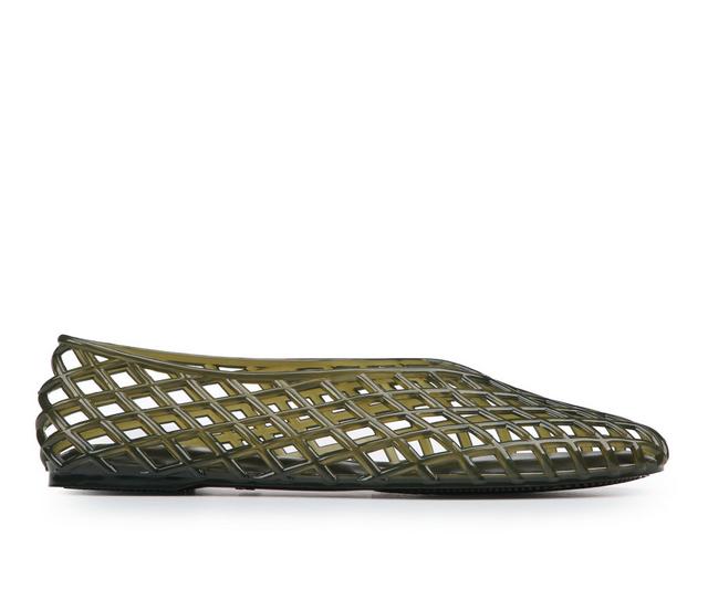Women's MIA Bali Flats in Olive color