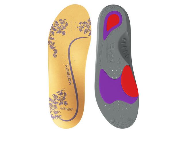 FootWave Women's Maternity Insoles in Tan color
