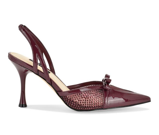 Women's Nine West Padell Heels in Burgundy color