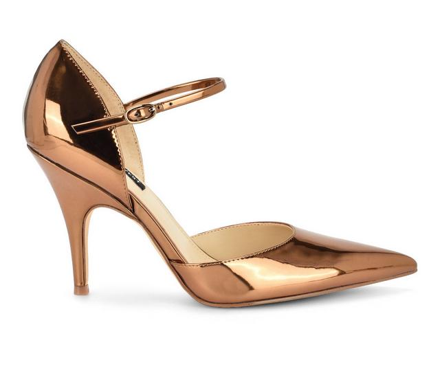 Women's Nine West Pariss Pumps in Bronze Metallic color