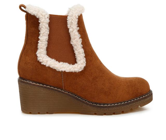 Women's London Rag Thunderhoof Booties in Tan color