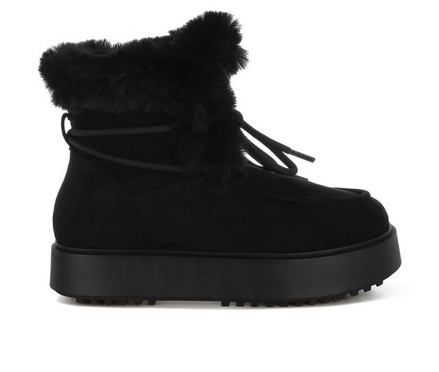 Women's London Rag Bunting Booties in Black color