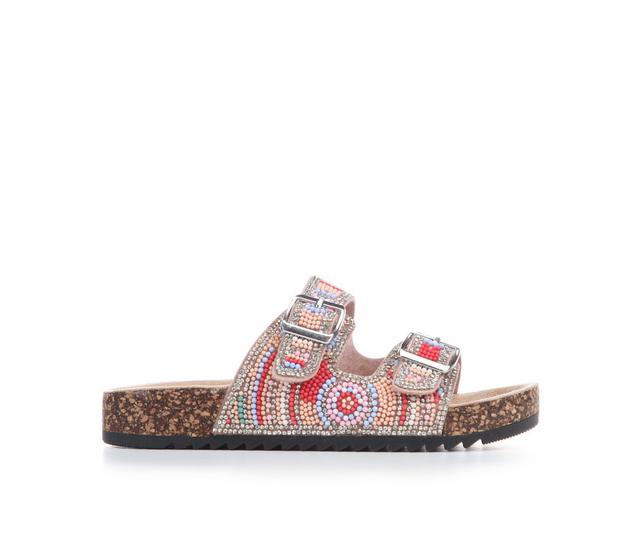 Girls' Jellypop Garima 11-4 Footbed Sandals in Pink color