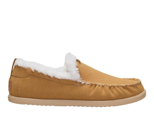 HEYDUDE Harbor Lo Slipper Slippers in Tobacco Brown color