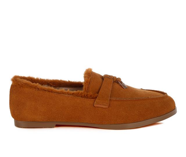 Women's Rag & Co Ohrid Loafers in Tan color