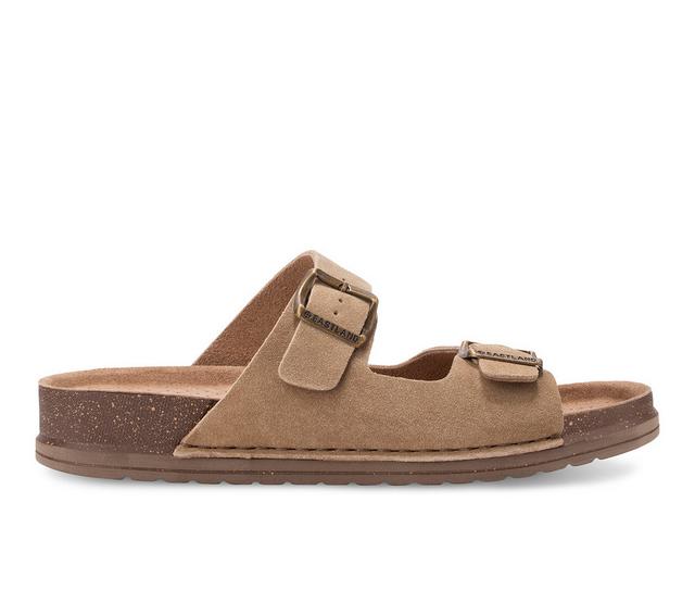 Women's Eastland Bryssa Footbed Sandals in Taupe color