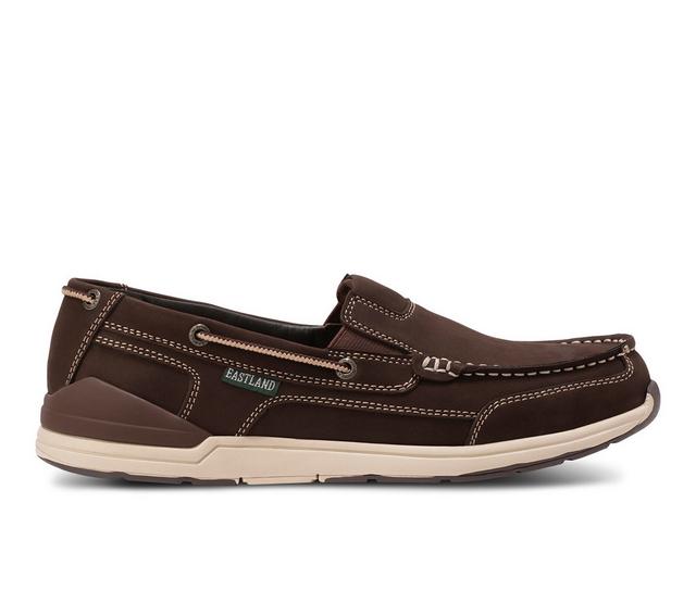 Men's Eastland Thames Boat Shoes in Brown color