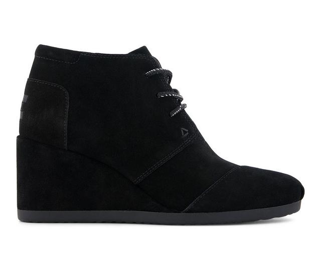 Women's TOMS Desert Plus Wedge Sneakers in Black color