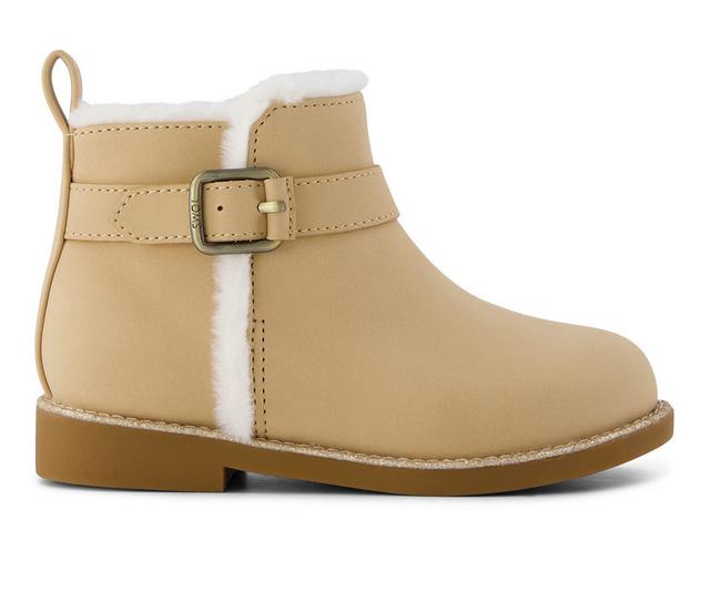 Girls' TOMS Toddler Mia Booties in Horse Tan color