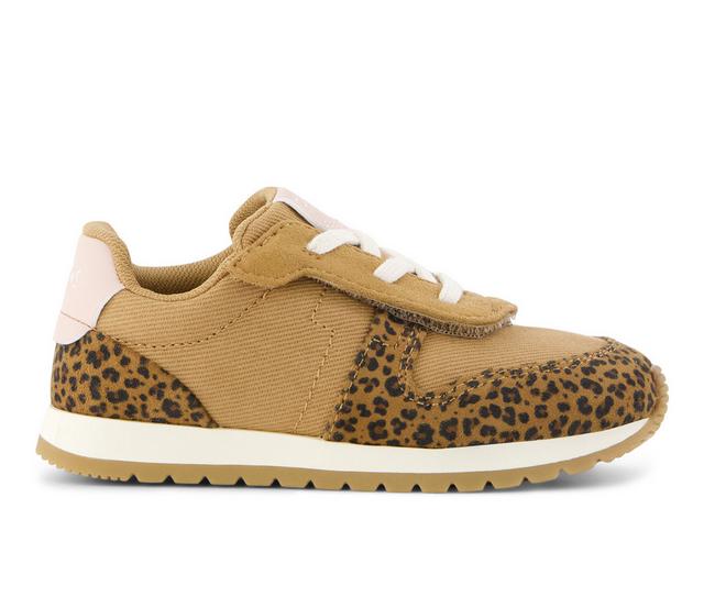 Girls' TOMS Toddler Trvl Rtetro Sneakers in Leopard/Multi color