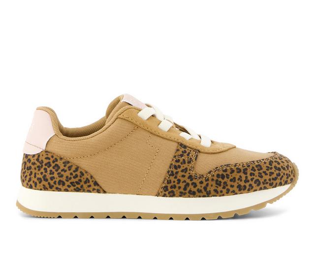 Girls' TOMS Little Kid & Big Kid Trvl Lite Retro Sneakers in Leopard/Multi color