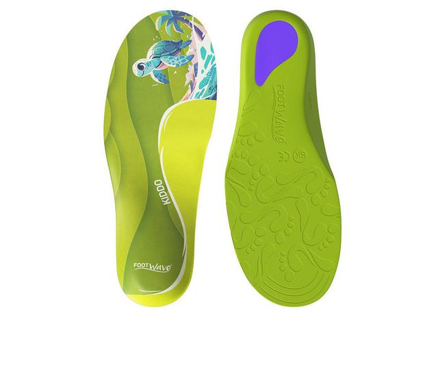 FootWave Kids' Kiddo Insoles in Green color