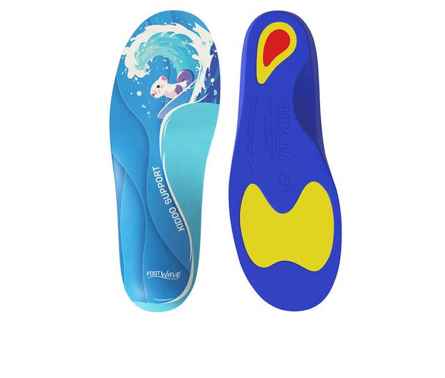 FootWave Kids' Kiddo Support Insoles in Blue color