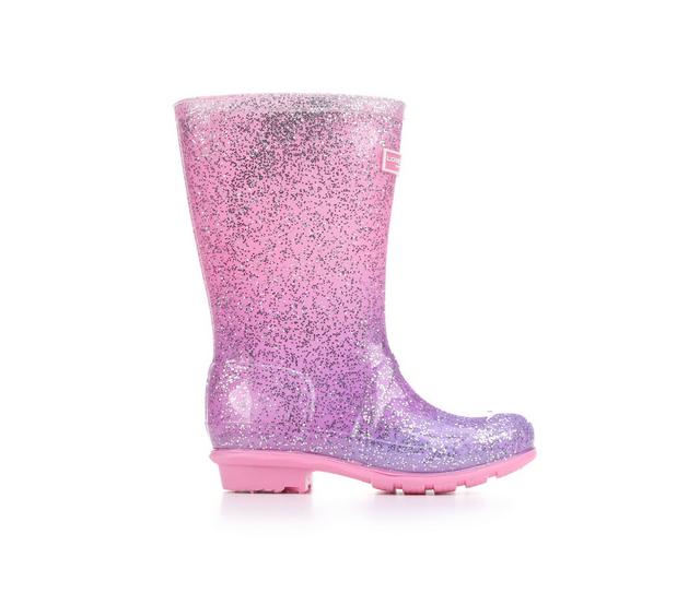 Girls' London Fog Little Kid & Big Kid Sheere 2S Rain Boots in Fuchsia/Multi color