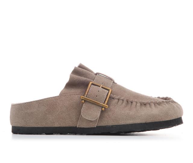 Women's Project  Cloud Hoops Mules in Mushroom color