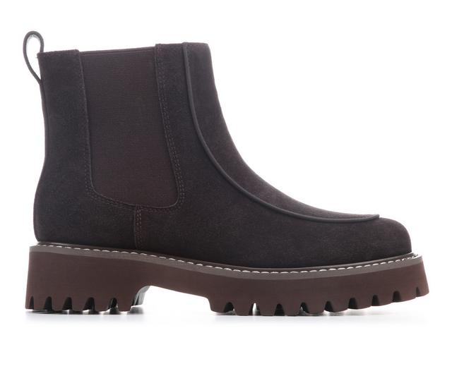 Women's Project  Cloud Jannie Booties in Chocolate Brown color