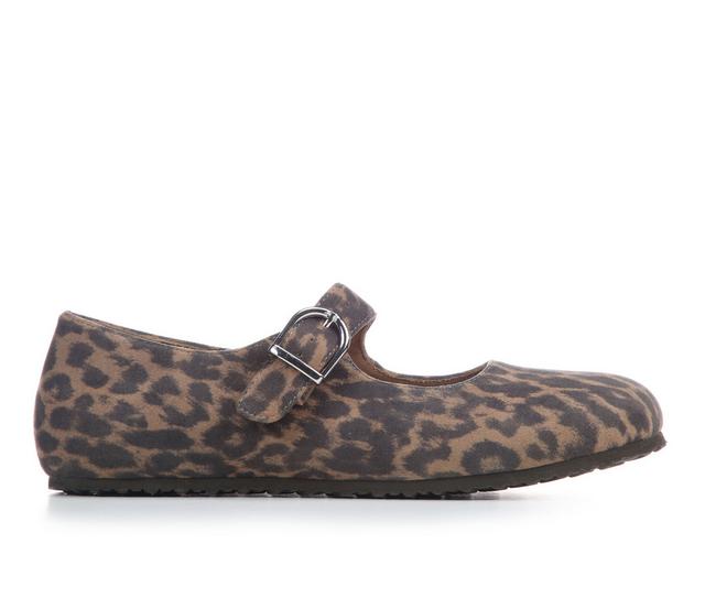 Women's Madden Girl Lullaby Flats in Lt Leopard Fab color