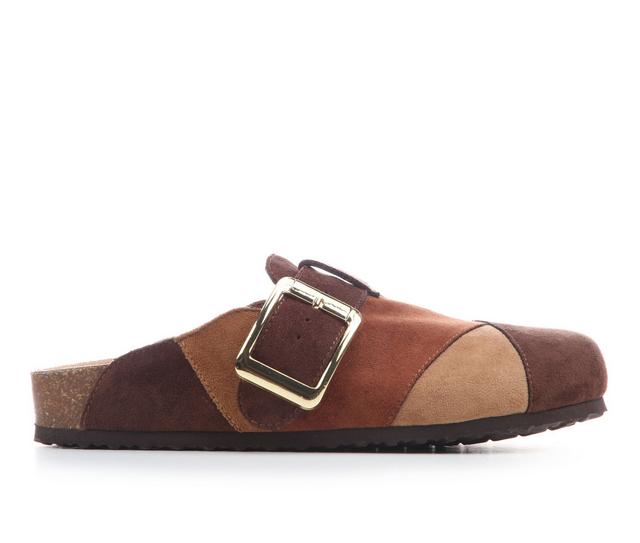 Women's Madden Girl Prim-P Clogs in Brown Patch color