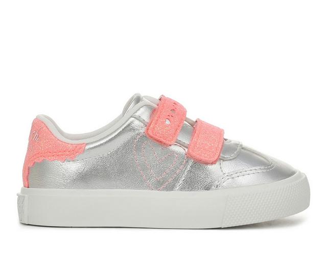Girls' Blowfish Malibu Little Kid V Tucson-T Sneakers in Silver color