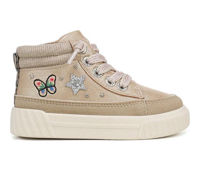 Girls' Blowfish Malibu Little Kid Wander Up 3-T High Top Sneakers in Tan color