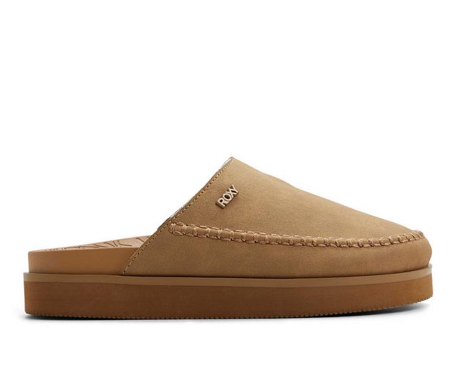 Women's Roxy Kahiki Clogs in Tan color