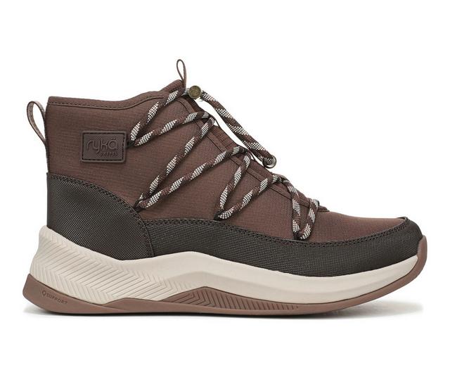 Women's Ryka Astonish Winter Boots in Fudge Brown color