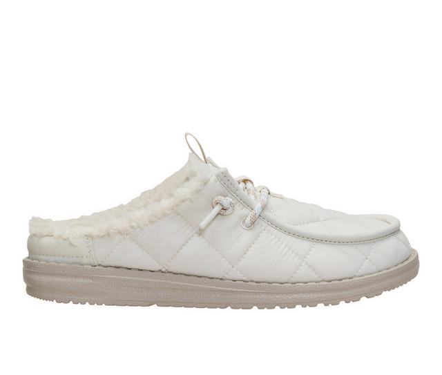 HEYDUDE Wendy Camp Nylon Slippers in Silver Birch color