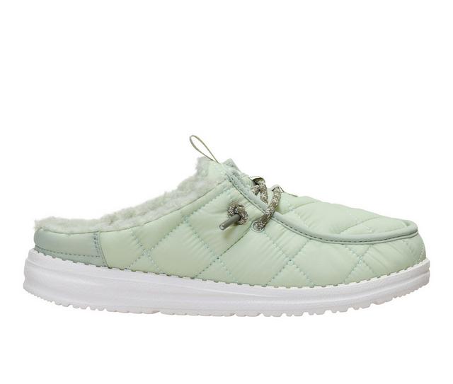 HEYDUDE Wendy Camp Nylon Slippers in Sea Foam color