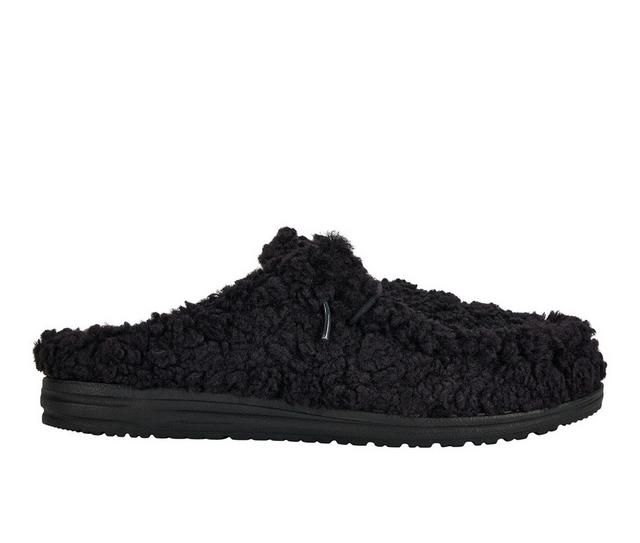 Women's HEYDUDE Wendy Slippers in Black/Black color