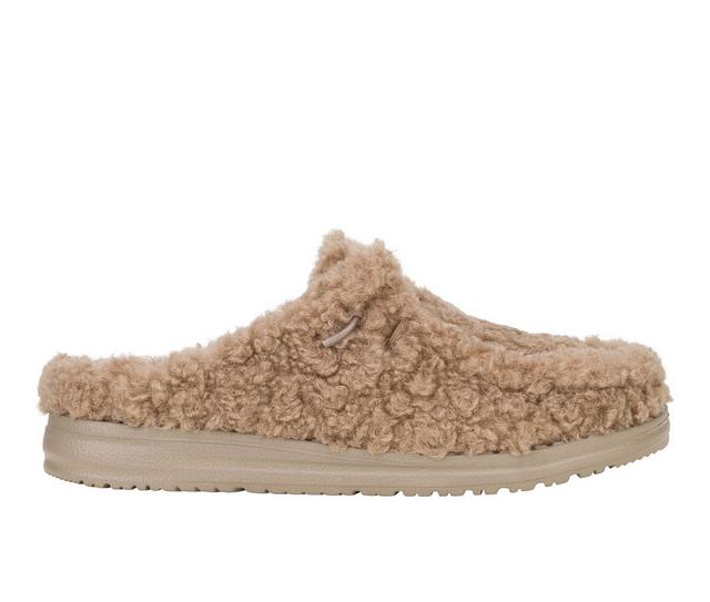 Women's HEYDUDE Wendy Slippers in Timber Wolf color