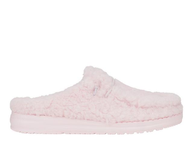 Women's HEYDUDE Wendy Slippers in Light Pink color