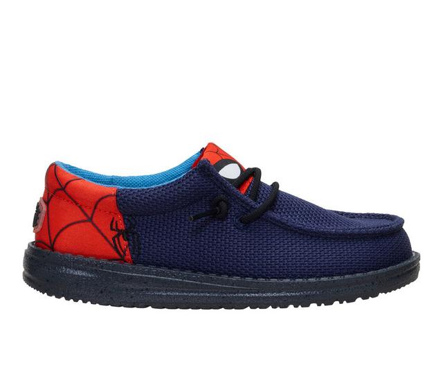 Boys' HEYDUDE Little Kid Wally Funk Youth Spider-Man in Navy/Red color
