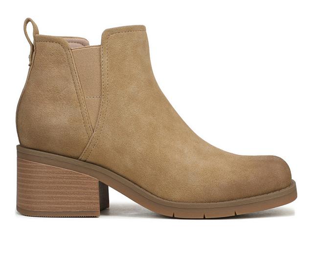 Women's Dr. Scholls Joplin Low Booties in Warm Tan color