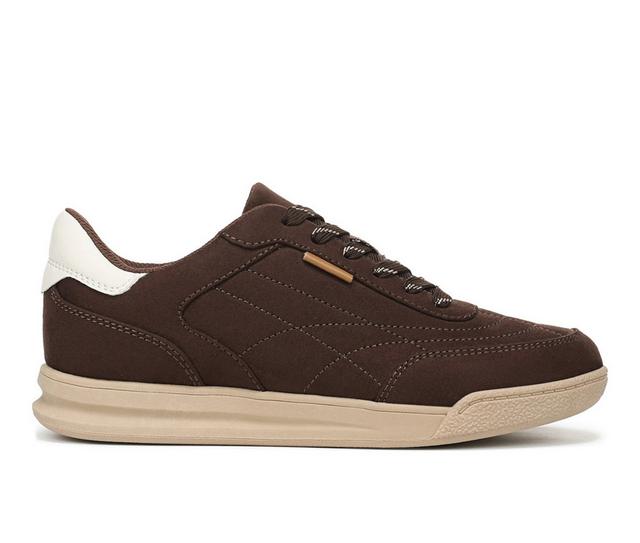 Women's Dr. Scholls Throwback Lace Sneakers in Dark Umber color