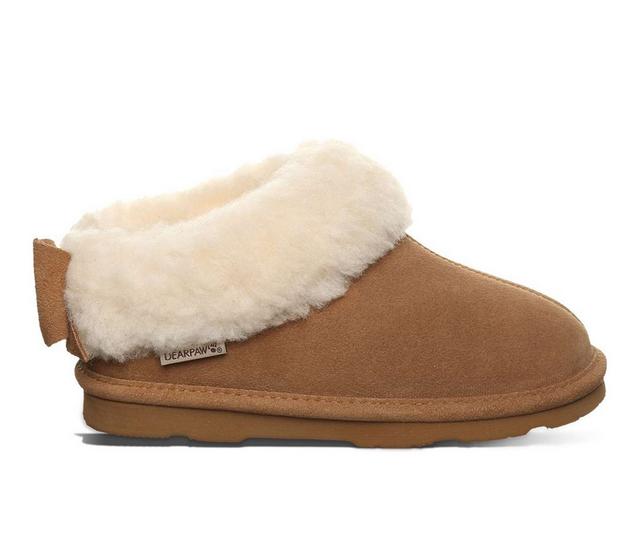 Girls' Bearpaw Little Kid & Big Kid Delanie Booties in Hickory color
