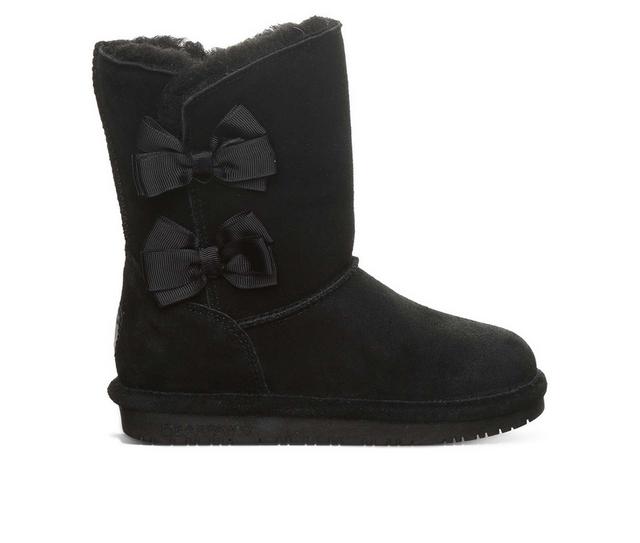 Girls' Bearpaw Little Kid & Big Kid Zaria Boots in Black color