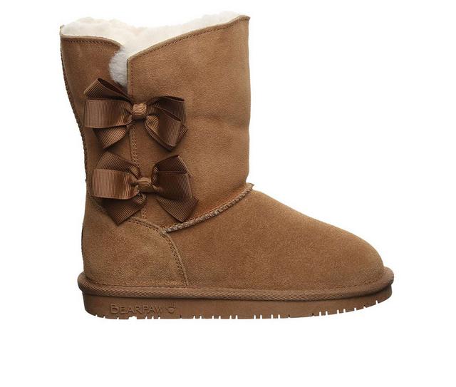 Girls' Bearpaw Little Kid & Big Kid Zaria Boots in Hickory color