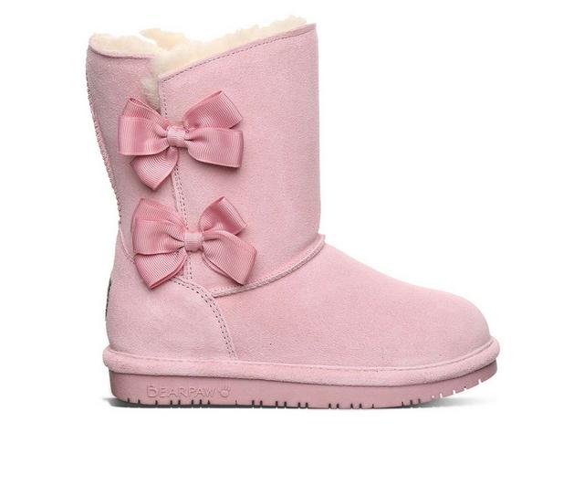 Girls' Bearpaw Little Kid & Big Kid Zaria Boots in Pink Lemonade color