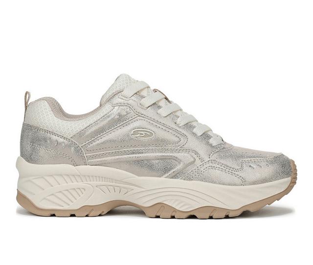 Women's Dr. Scholls Selena Sneakers in Light Gold color