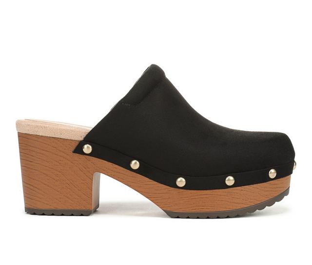 Women's Dr. Scholls Classic Joy Clogs in Black color