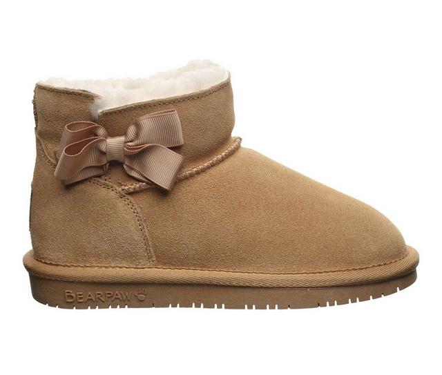 Girls' Bearpaw Little Kid & Big Kid Saige Boots in Iced Coffee color