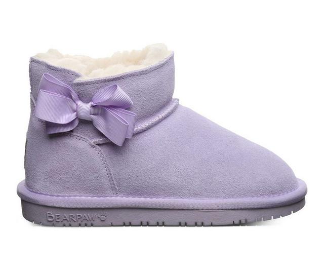 Girls' Bearpaw Little Kid & Big Kid Saige Boots in Washed Lavender color