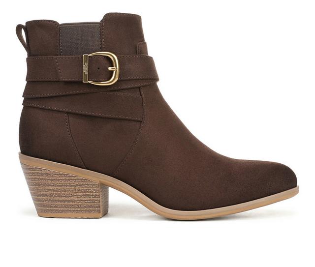 Women's Dr. Scholls Collins Booties in Dark Umber color